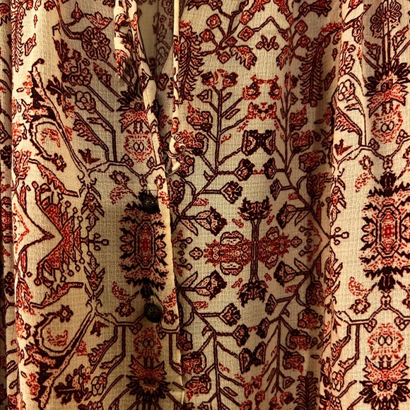 Lucky Brand Bohemian Patterned Blouse - Picture 5 of 8